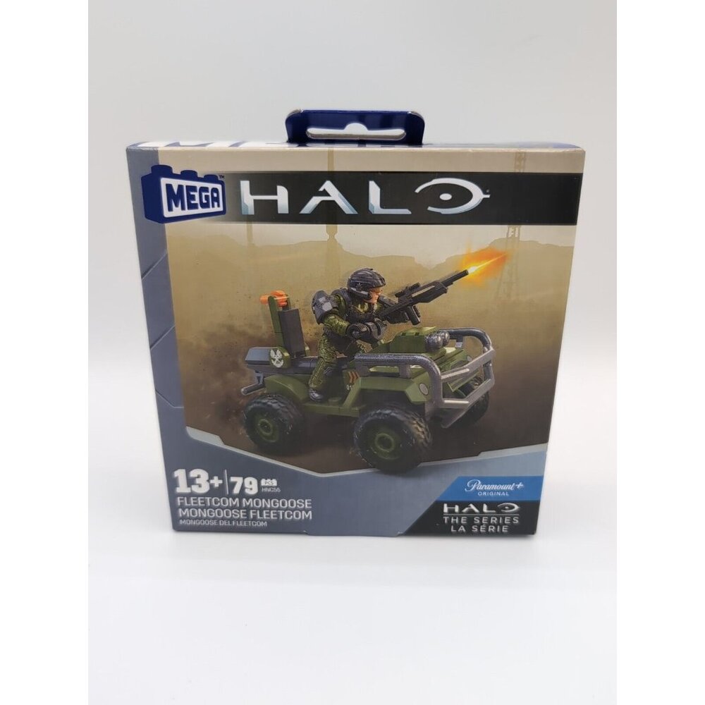 MEGA Halo The Series Fleetcom Mongoose Building Set 79 Pieces Age 13+ New HNC55